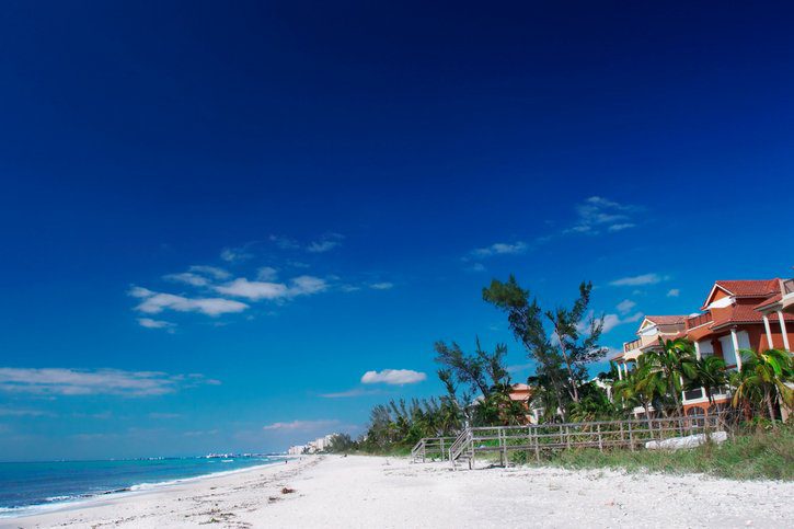 View of the beach at Fort Lauderdale, Florida