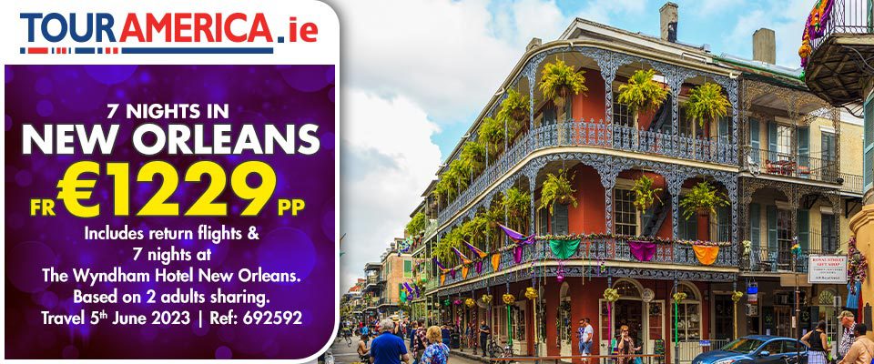 New Orleans 1229 EUR pp Tour America